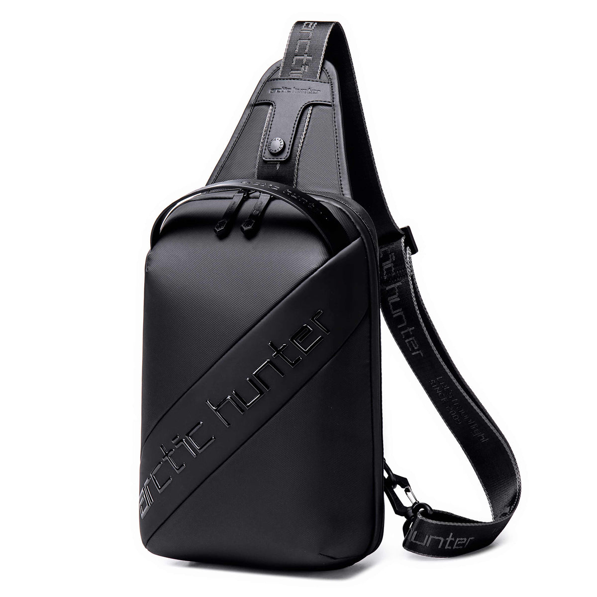 Arctic Hunter Fashion Crossbody Bag Water Resistant 180° Degree Opening Anti-Theft Polyester Chest Bag for Business Travel, XB00121
