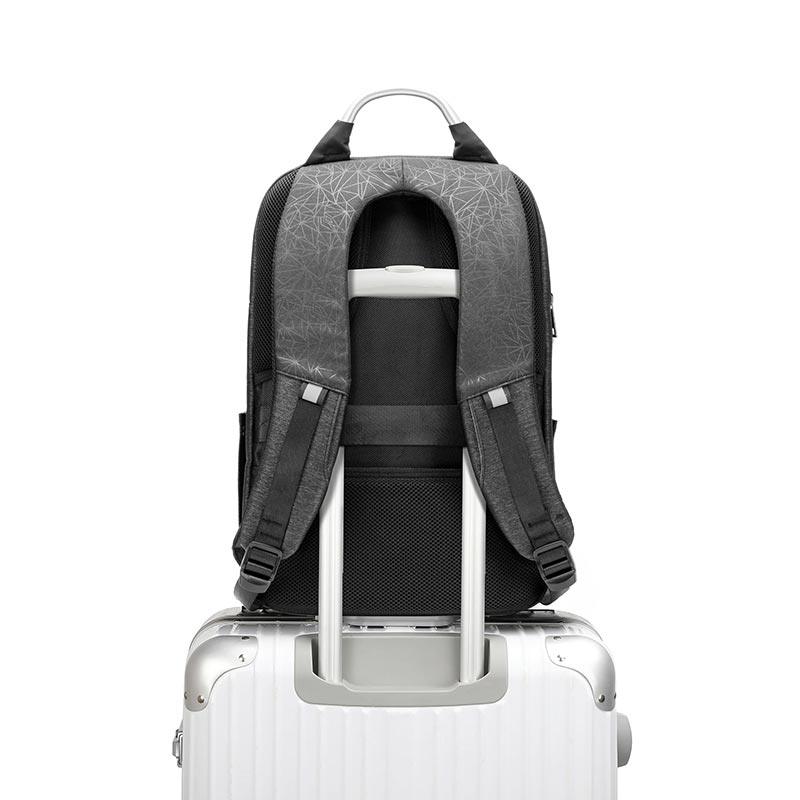 Arctic Hunter 21L Slim Laptop Shoulder Backpack for Men and Women - Water-Resistant, Built-in USB Daypack for Travel (B00218)