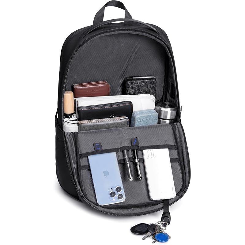 Arctic Hunter 15.6-inch Water-Resistant Laptop Backpack with USB and Headphone Ports – Durable Polyester Daypack for Men and Women B00555 Black