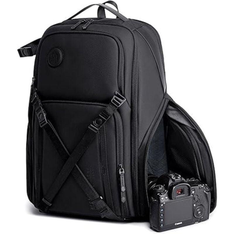 advanced camera and laptop backpack travel black Arctic Hunter Shockproof Camera Backpack B00575