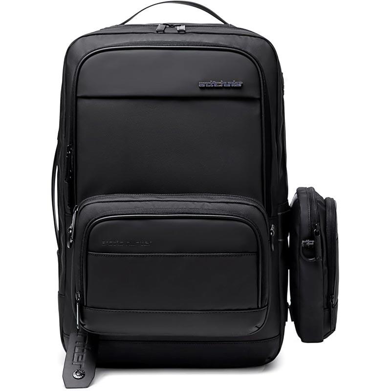 Arctic Hunter Semi Hard Expandable Laptop Backpack with Built in TSA lock and USB port Water Resistant 15.6 inch Unisex Gaming Backpack for Travel, Office and Business, B00487