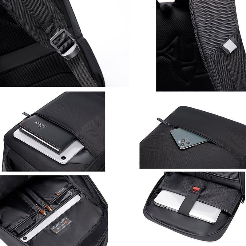 Arctic Hunter Casual Daypack: Rugged, Water-Resistant 23L Laptop Backpack with Anti-Theft Features and Luggage Strap for Men and Women B00111C