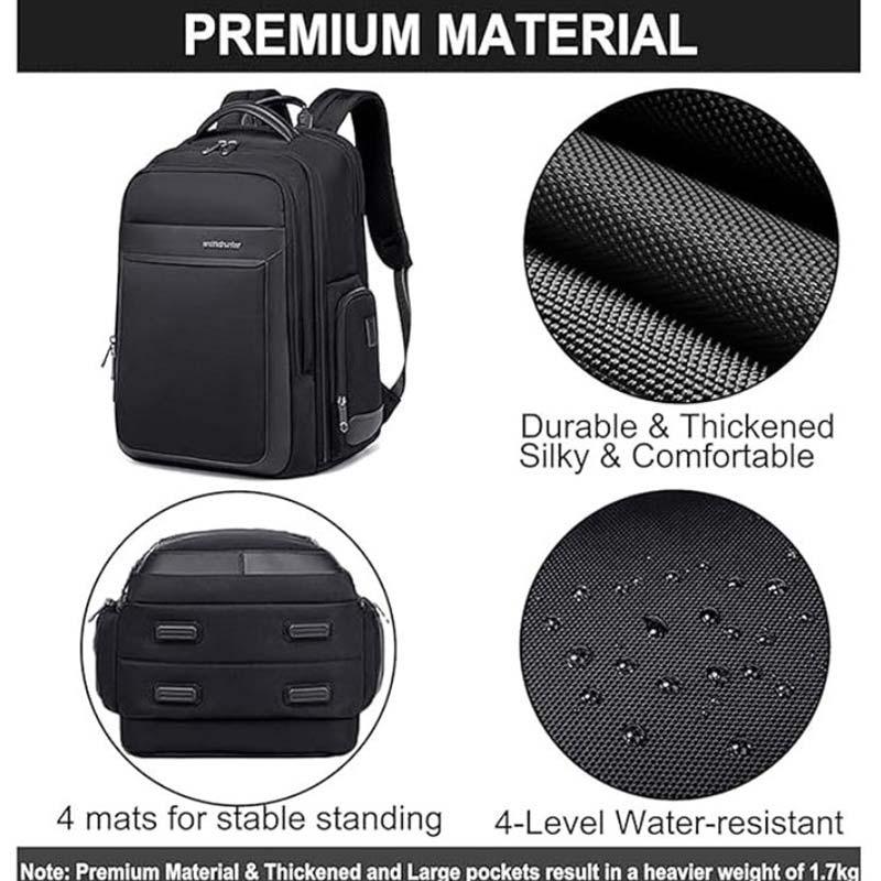 Arctic Hunter Water Resistant Lightweight Laptop Backpack with USB and Headphone Jack for Men and Women – Ideal for Office, Casual, and Travel Use B00544