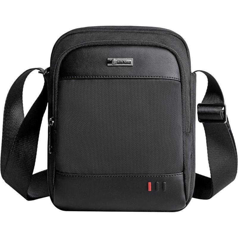 Arctic Hunter Unisex Water-Resistant Sling Bag with Anti-Theft Features and  iPad Compartment, K00063 Black