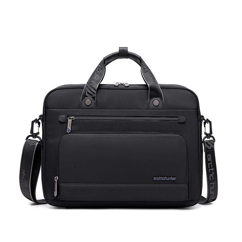 Arctic Hunter Office Laptop Bag - 15.6 Inch Water Resistant, Anti-Theft Messenger Bag with 4 Zipper Pockets and Adjustable Shoulder Strap for Men and Women, GW00017