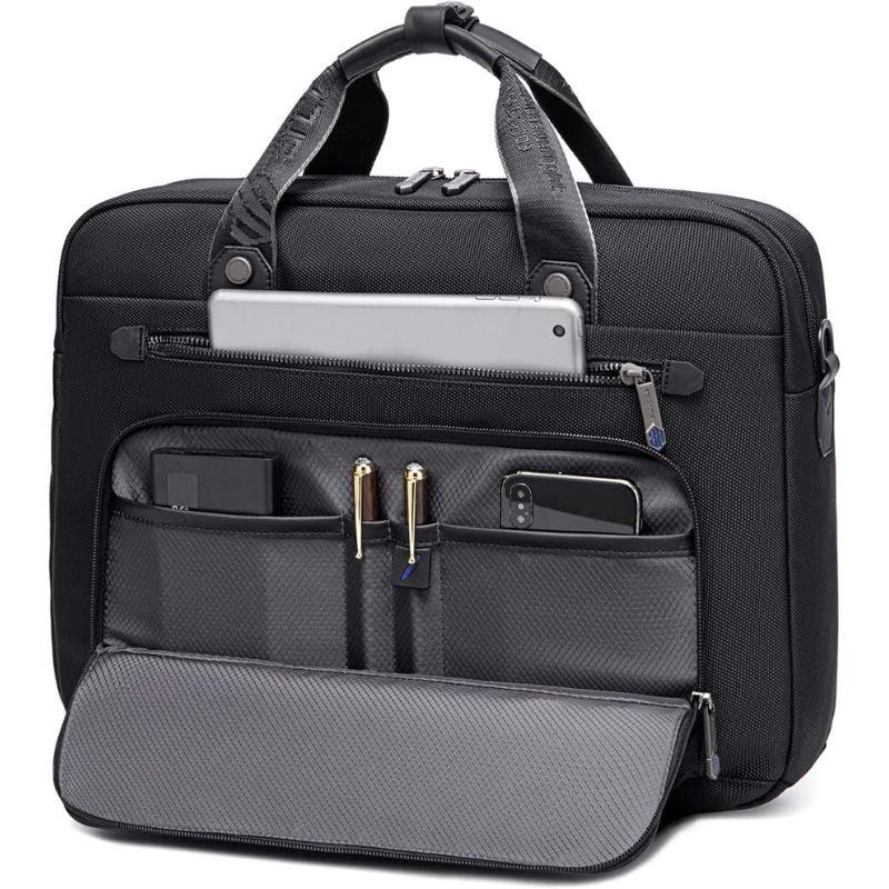 Arctic Hunter Office Laptop Bag - 15.6 Inch Water Resistant, Anti-Theft Messenger Bag with 4 Zipper Pockets and Adjustable Shoulder Strap for Men and Women, GW00017